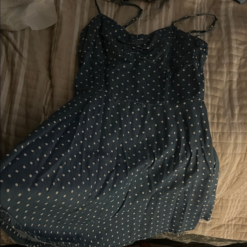 Blue Polka Dot Dress